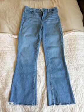 Paige Denim Stretch Crop Blue Jean Claudine size 29